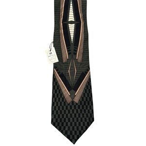 Bruno Piatelli Men’s Silk Neck Tie‎ Green Abstract